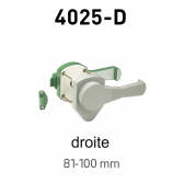 Fermeture avec 1 point de fermeture intérieur 4025-D - 81-100 mm