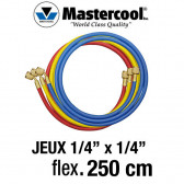 Jeux de flexibles 1/4” x 1/4”- 250 cm Mastercool