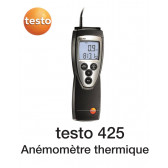 Testo 425 - Thermo-anémomètre avec sonde d'écoulement