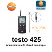 testo 425 - Anémomètre numérique à fil chaud avec connexion à l’App