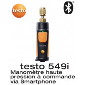 Testo 549 i - Manomètre haute pression avec commande Smartphone