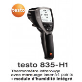 Testo 835-H1 - Thermomètre infrarouge avec marquage laser 4 points et module d’humidité intégré