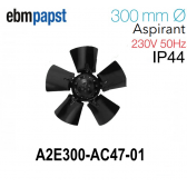 Ventilateur hélicoïde A2E300-AC47-01 de EBM-PAPST 