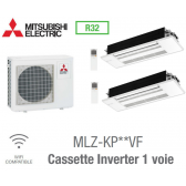 Mitsubishi Bi-split Cassette Inverter 1 voie MXZ-5F102VF + 2 MLZ-KP50VF