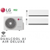 LG Bi-Split DUALCOOL AI AIR DELUXE MU2R15.U18A0 + 2 X DM07S0DA.NS0