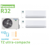 Panasonic Bi-split Mural TZ CU-2Z35TBE + 2x CS-MTZ16WKE R32