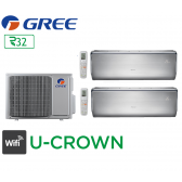 GREE Bi-split FM 18 + 1 FM U-CROWN 9 + 1 FM U-CROWN 12