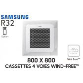 Samsung Cassette 4 voies 800 X 800 Wind-Free AC120RN4DKG Monophasé