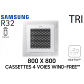 Samsung Cassette 4 voies 800 X 800 Wind-Free AC100RN4DKG Triphasé