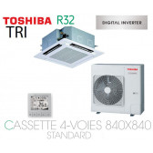 Toshiba Cassette 4-Voies 840X840 STANDARD DI RAV-RM1101UTP-E triphasé