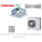 Toshiba Cassette 4-Voies 840X840 STANDARD SDI RAV-RM801UTP-E