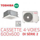 Toshiba Cassette 4-voies 600x600 DI 2 RAV-HM561MUT-E