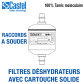 Filtre deshydrateur Castel 4330/3S - Raccordement 3/8" ODS