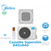 Midea Cassettes SuperSlim 840×840 MCD1-24HFN8-QRD0W(GA)