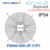 Ventilateur hélicoïde FN040-4DK.OF.V7P1 de Ziehl-Abegg