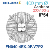 Ventilateur hélicoïde FN040-4EK.OF.V7P2 de Ziehl-Abegg