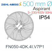 Ventilateur hélicoïde FN050-4DK.4I.V7P1 de Ziehl-Abegg