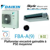 Daikin Plafonnier encastré gainable à PSE moyenne Advance FBA125A monophasé