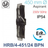 Ventilateur axial de roteur externe HRB/4-451/24 BPN de S&P