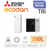 Ecodan duo 11 CHAUFFAGE SEUL + ECS 200L EHST20C-VM2D + PUHZ-SW100YAA