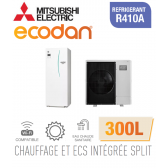 Ecodan duo 11 CHAUFFAGE SEUL + ECS 300L EHST30C-VM6ED + PUHZ-SW100VAA