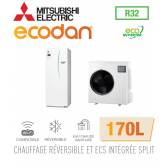 Ecodan duo 8 Eco Inverter réversible 170L ERST17D-VM2D + SUZ-SWM80VA