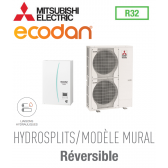 Ecodan réversible HYDROSPLIT MURAL R32 ERPX-VM2D + PUZ-HWM140VHA