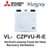 Ventilation verticale à récupération de chaleur VL-250CZPVU-R-E de Mitsubishi