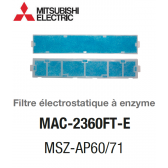 Filtre électrostatique à enzyme MAC-2360FT-E