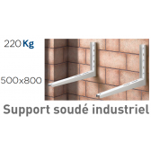 Supports muraux soudés 500 x 800 - 220kg