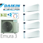 Daikin Emura 3 Quadrisplit 4MXM80A + 3 FTXJ20AW + 1 FTXJ35AW  - R32