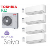 Toshiba Seiya Quadri-Split RAS-4M27U2AVG-E + 3 RAS-B07J2KVG-E + 1 RAS-B13J2KVG-E