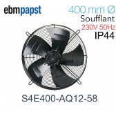 Ventilateur hélicoïde  S4E400-AQ12-58 de EBM-PAPST