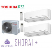 Toshiba SHORAI + Bi-Split RAS-2M18U2AVG-E + 1 RAS-B07J2KVSG-E + 1 RAS-B13J2KVSG-E