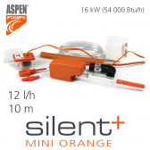 Pompe d'évacuation des condensats Silent+ mini orange de "Aspen Pumps"