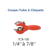 Coupe tube à cliquet TCR-100 de 1/4" a 7/8"