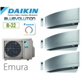 Daikin Emura Trisplit 5MXM90N9 + 2 FTXJ20MS + 1 FTXJ50MS - R32