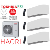 Toshiba HAORI Tri-Split RAS-3M26G3AVG-E + 2 RAS-M07N4KVRG-E + 1 RAS-B13N4KVRG-E