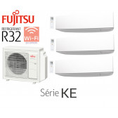 Fujitsu Tri-Split Mural AOY50M3-KB + 2 ASY20MI-KE + 1 ASY25MI-KE