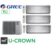 GREE Tri-split FM 28 + 2 FM U-CROWN 9 + 1 FM U-CROWN 12