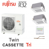 Fujitsu Twin Cassette Compact AOYG36KRTA + 2 AUXG18KVLA