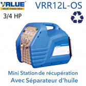 Station de Récupération avec séparateur d'huile VRR12L-OS