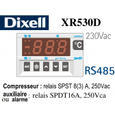 Régulateur digital XR530D-5P0C1 de Dixell