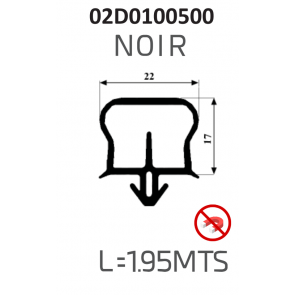 Bourrelet Dagard 02D0100500 - 1,95 m