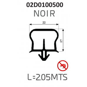 Bourrelet Dagard 02D0100500 - 2,05 m