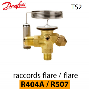 Détendeur thermostatique TS 2 - 068Z3400 - R404A/R507A Danfoss