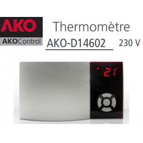 Thermomètre mural AKO-D14602 avec une sonde NTC