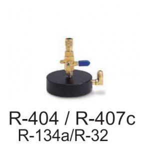 Support pour bouteille non rechargeable pour R-404 / R-407c / R-134a / R-32