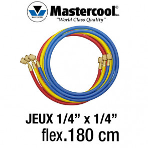 Jeux de flexibles 1/4” x 1/4”- 180 Cm Mastercool