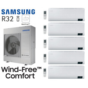 Samsung Wind-Free Comfort 5-Split AJ100TXJ5KG + 4 AR07TXFCAWKN + 1 AR12TXFCAWKN
